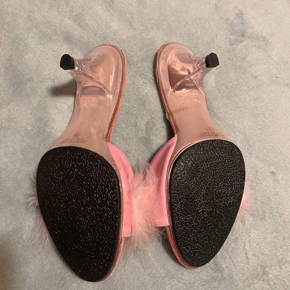 Pink heeled slipper - Picture 2 of 3